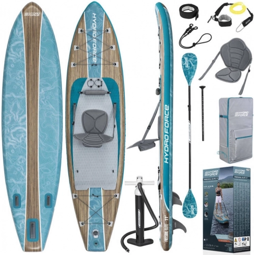Täispuhutav aerulaud istmega HYDRO-FORCE Freesoul Elite 2-in-1 335 × 84 × 15 cm