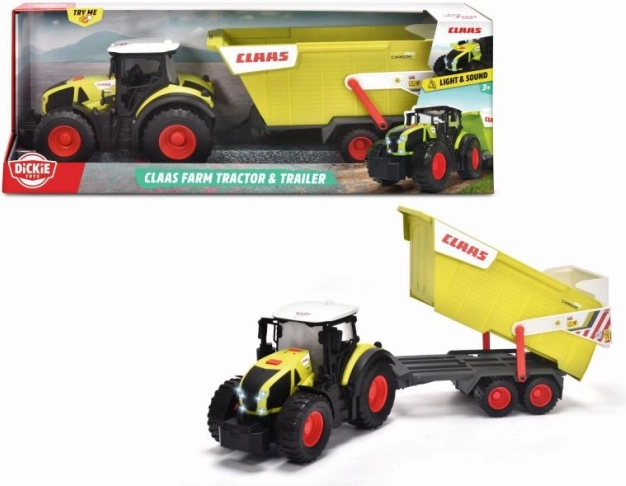 CLAAS kallurhaagisega traktor 64 cm, tulede ja helidega