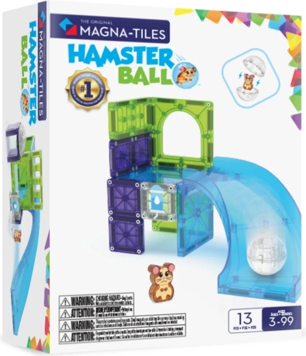 Magnetiline ehituskomplekt Magna-Tiles hamsteripall 13 osaga