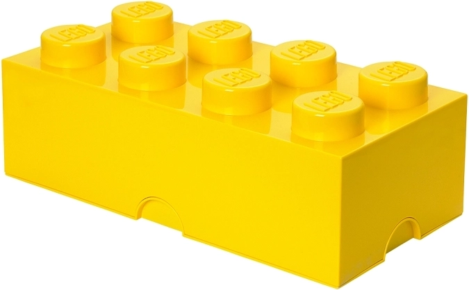 LEGO hoiukast 8 kollane