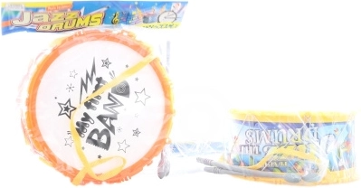 Children's Plastic Drum with Sticks 21 cm