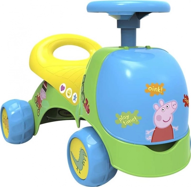 2-in-1 Ride-On PEPPA PIG with Storage Compartment