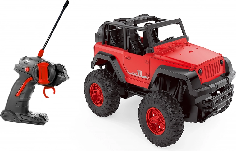 Maastiku RC-auto V8 21 cm kaugjuhtimisega