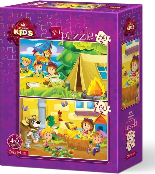 Art Puzzle Puhkuserõõm 35+60 tükki