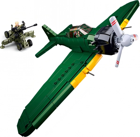 Sluban Mitsubishi A6M Zero hävituslennuki ehituskomplekt