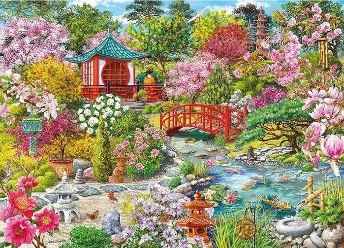 Puzzle Jaapani aed 1000 tükki GIBSONS