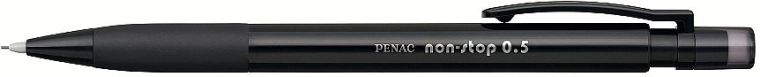 Mehaaniline pliiats PENAC Nonstop 0,5 mm must