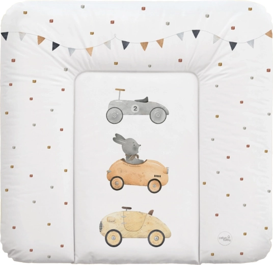 Ceba Baby pehme mähkimismatt kummutile Basic Bunny Driver 75 × 72 cm