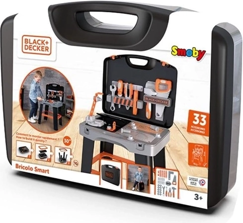 Laste töölaud Smoby Black+Decker Bricolo Smart