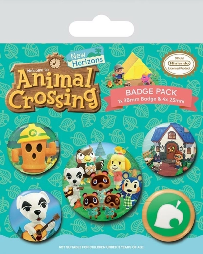 Animal Crossingu märgikomplekt – 5 tk