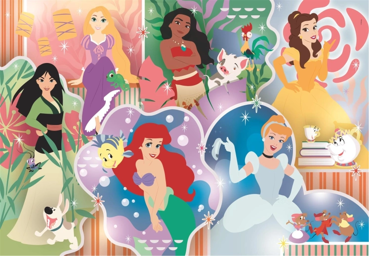 Maxi pusle Disney printsessid 24 tükki CLEMENTONI