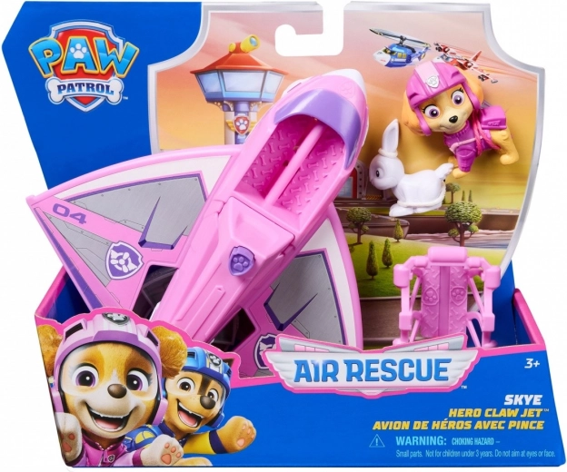 Spin Master PAW Patrol Air Rescue – Skye ja päästereaktiivlennuk Hero Claw Jet koos figuuridega