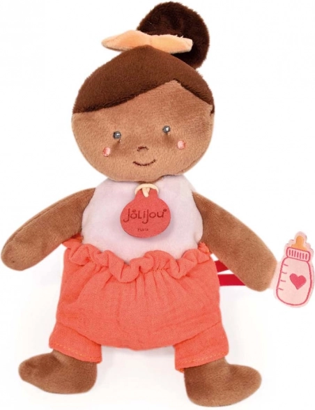 Doudou Jolijou doll 18 cm orange