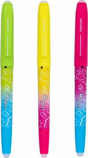 Kustutatav pastapliiats ASTRA OOPS! 0,6 mm neon, 1 tk (mix)