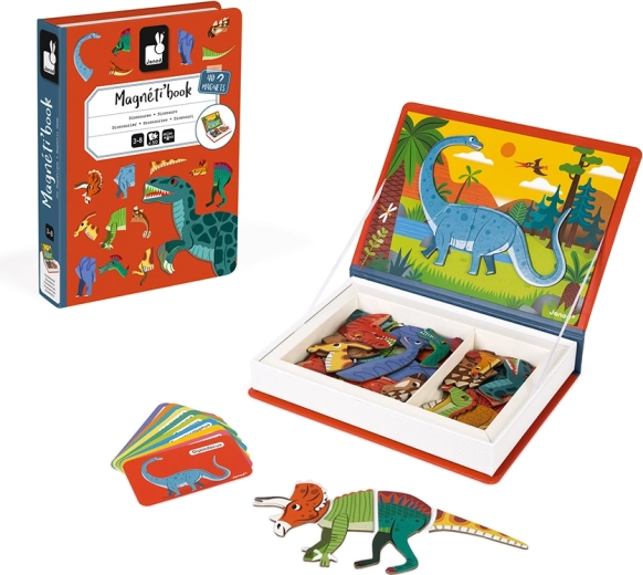 Janod Magnetibook dinosaurused