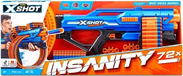ZURU X-Shot Insanity mega vahupüss Mega Barrel