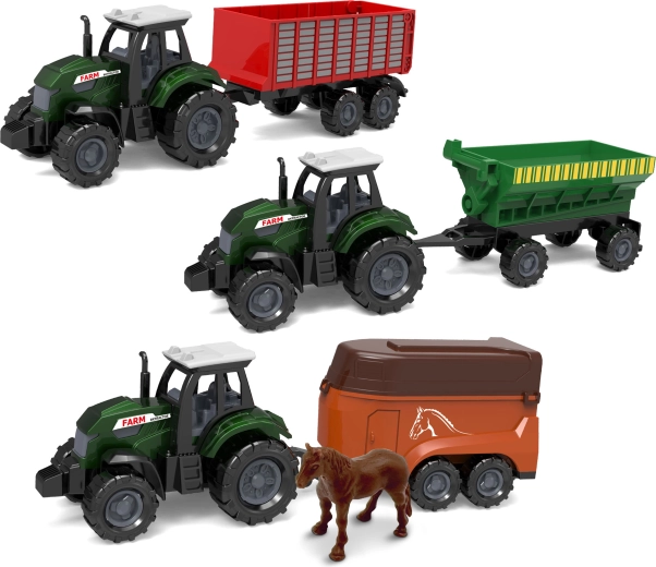 Traktor haagisega - 1 tk