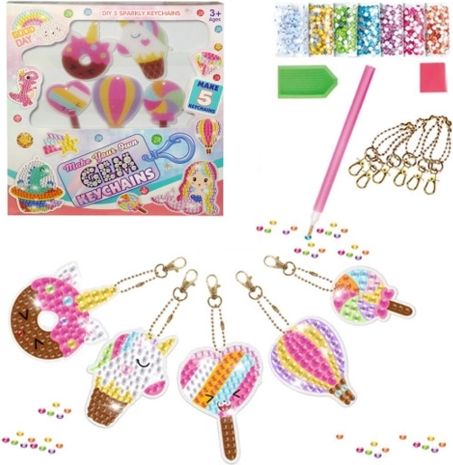 Creative DIY Keychain Making Kit