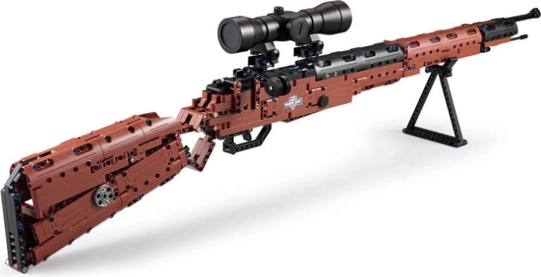 Toimiv bipod ja sihik