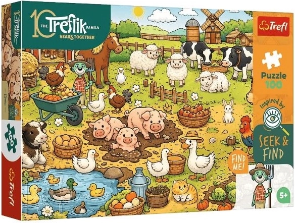 Trefl Seek & Find Village Puzzle (100 pieces)