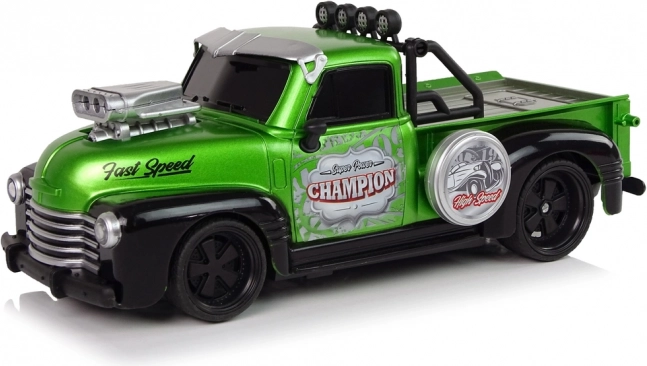 Roheline RC pikap 1:18
