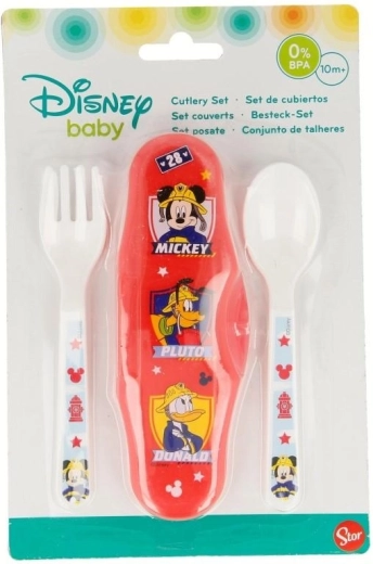 Cutlery set with case Mickey - 1 piece