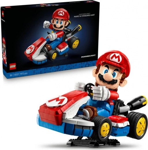 LEGO® Super Mario™ 72037 Mario Kart™: Mario ja Standard Kart