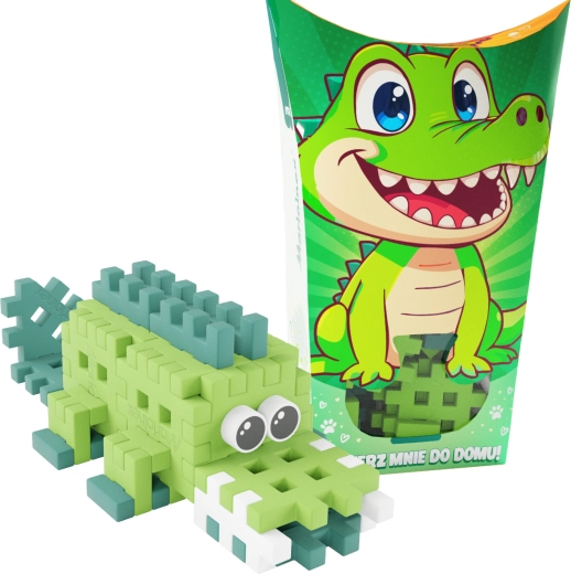 Ehituskomplekt Mini Waffle Pocket Pets – krokodill