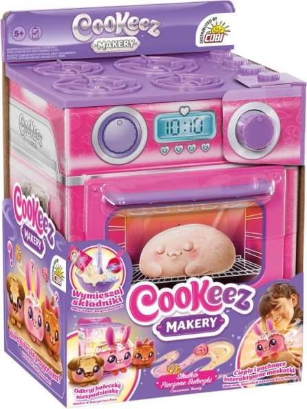 Cookeez Makery baking set with oven (cinnamon/pink) - 1 piece