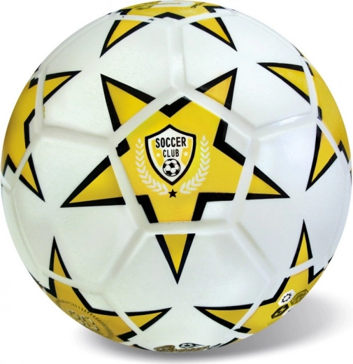 Soccer Clubi pall kollane 23 cm kummist