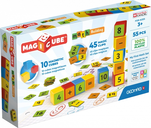 Geomag Magicube matemaatiline ehituskomplekt 55 osaga