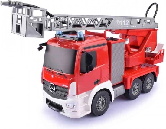 Kaugjuhitav tuletõrjeauto MERCEDES-BENZ ANTOS 2,4G 1:20 Double E