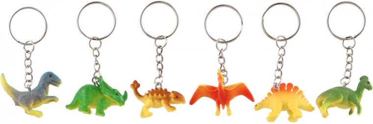 Dinosauruse võtmehoidja plastist 7 cm – liikide valik