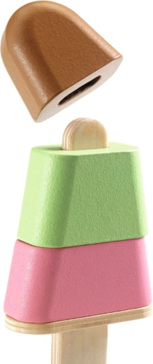 Interchangeable popsicle parts