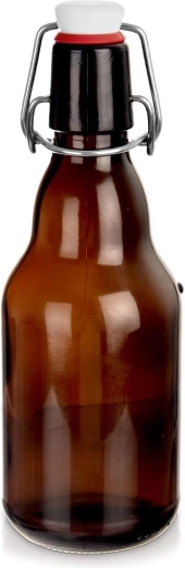 Tumeda klaasiga klambriga klaaspudel 340 ml