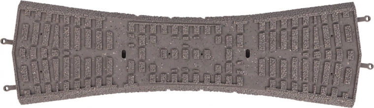 Piko base for double crossover turnout