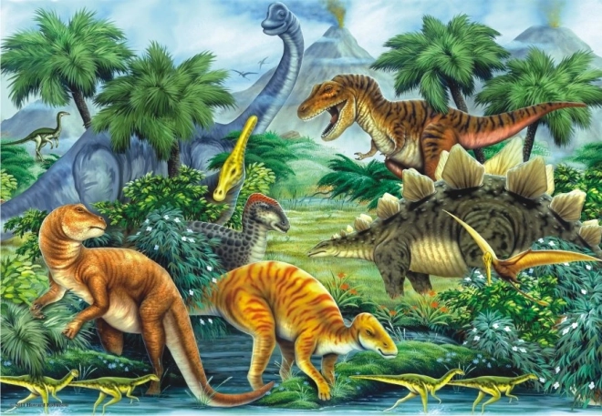 Puzzle Valley of Dinosaurs 260 Pieces