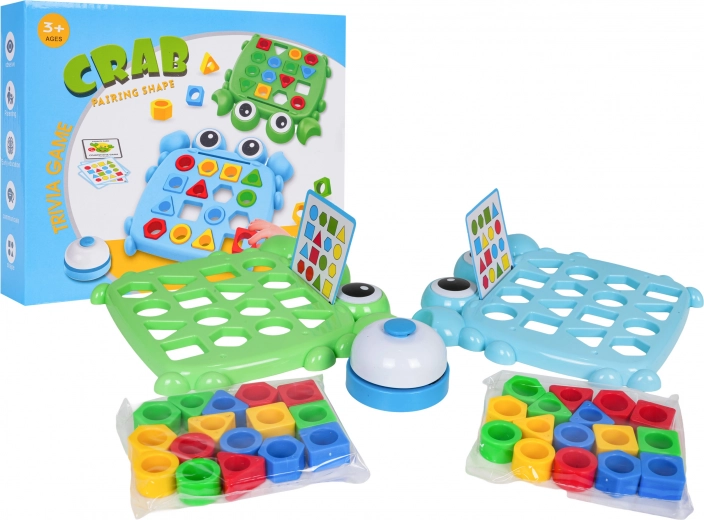 Skill Game Crabs – Colorful Shapes and Bell