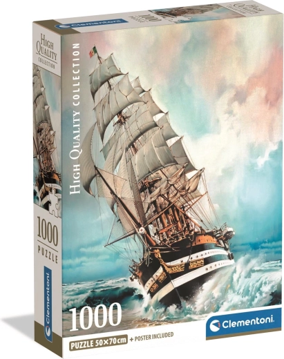 Clementoni puzzle 1000 pieces Amerigo Vespucci
