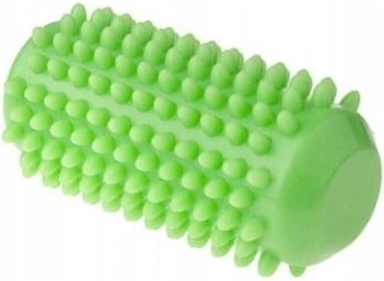 Fizjo massaaži- ja rehabilitatsioonirull ogadega 12,8 cm roheline