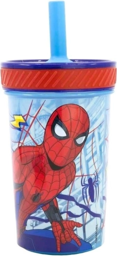 Ohutu laste joogitops kõrrega Spider-Man - 1 tk