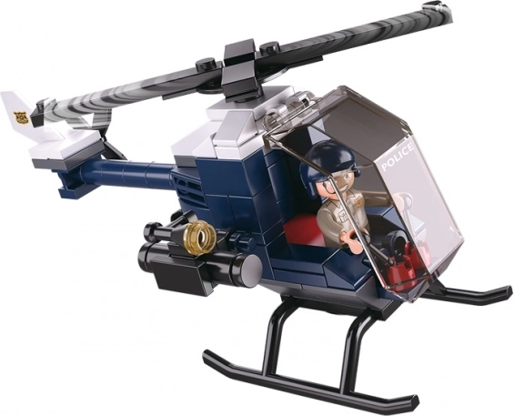 Sluban Politsei 4in1 helikopter – miniehitussari