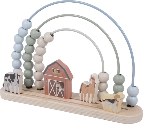 Durable wooden design with a stable base