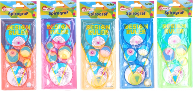 Spirograafi loominguliste šabloonide komplekt