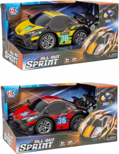 RC sports car remote control with lights