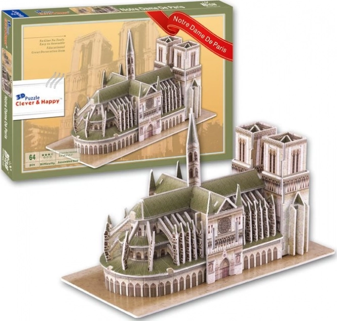 3D pusle Notre-Dame’i katedraal, Pariis