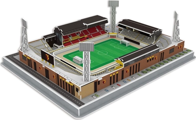 3D puzzle Vicarage Roadi staadion Watfordis