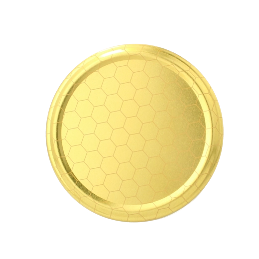 Canning jar lids 82 mm with 6 lugs – honeycomb pattern