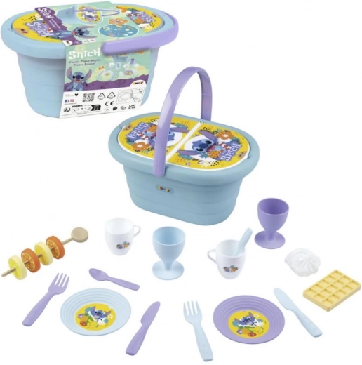 Laste piknikukorv STITCH tarvikutega