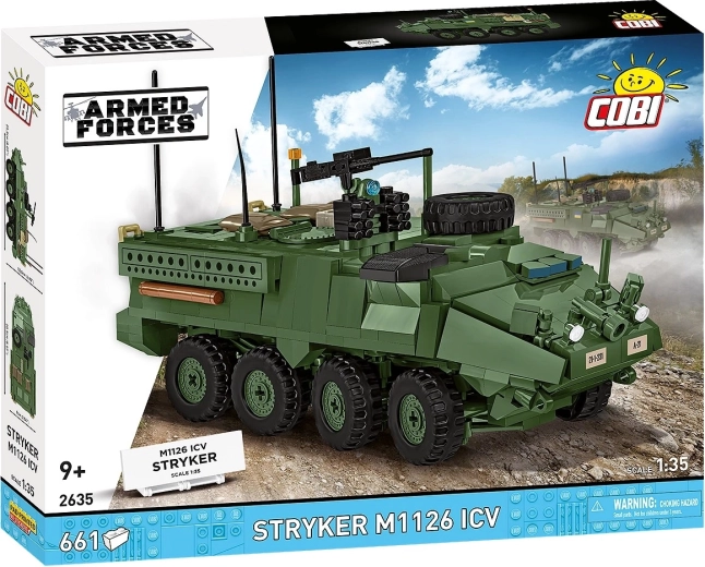 Cobi Armed Forces soomustransportöör Stryker M1126 ICV 1:35 (661 osa)